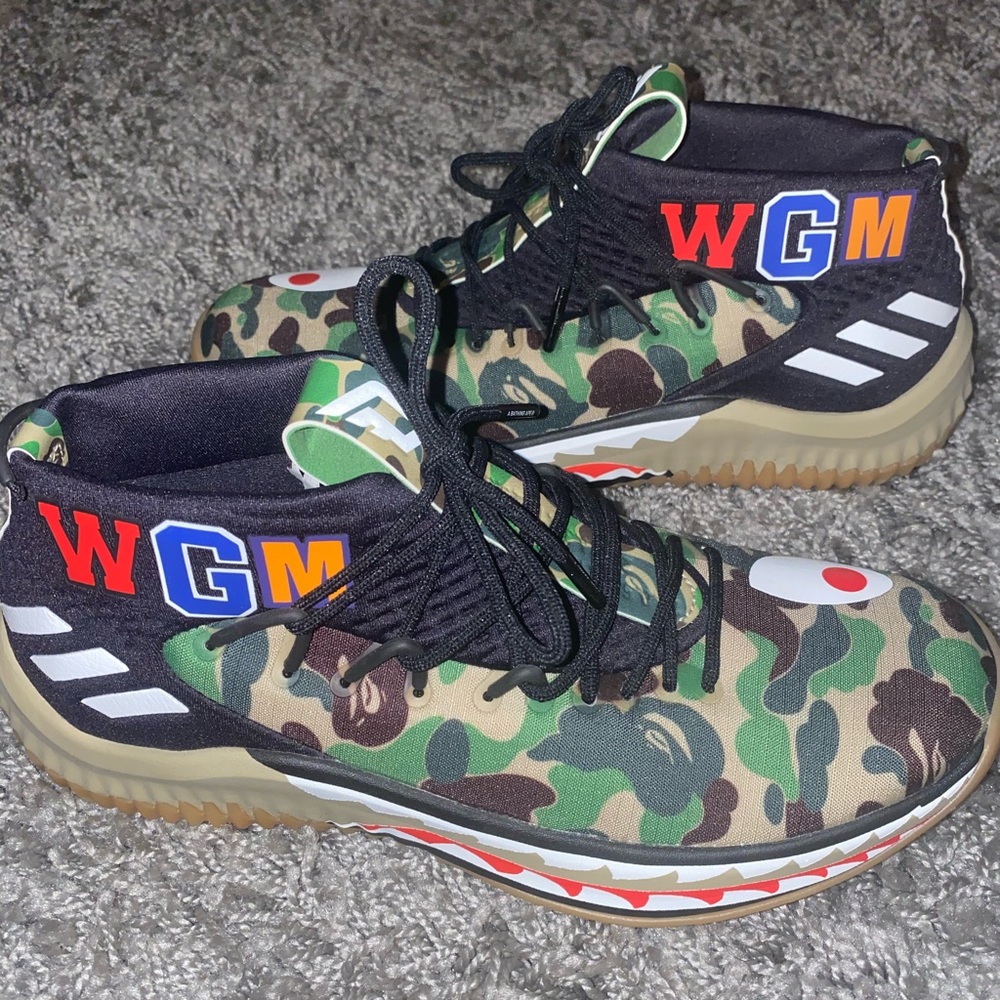 Adidas X BAPE Dame 4 Sneakers